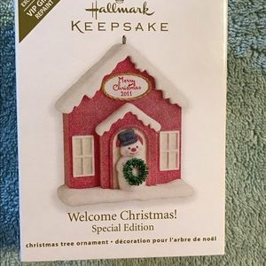 Hallmark Keepsake Ornament 2011 Welcome Christmas Special Edition!
